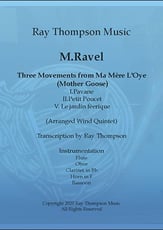 Ravel: Three Movements from Ma Mere L'OyeP.O.D. cover